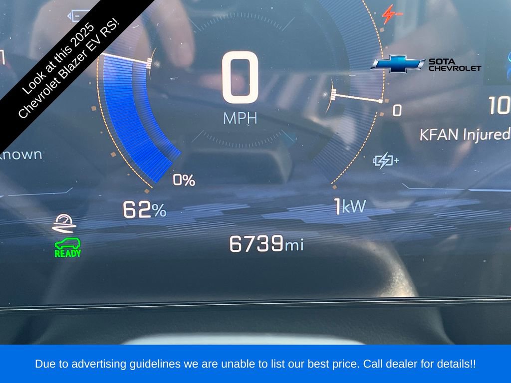 New 2025 Chevrolet Blazer EV RS w/ Super Cruise Package image 16
