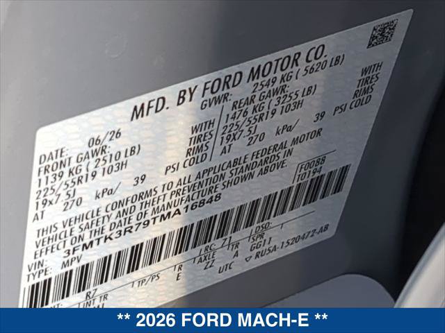 New 2026 Ford Mustang Mach-E Premium w/ Sport Appearance Package RWD image 20