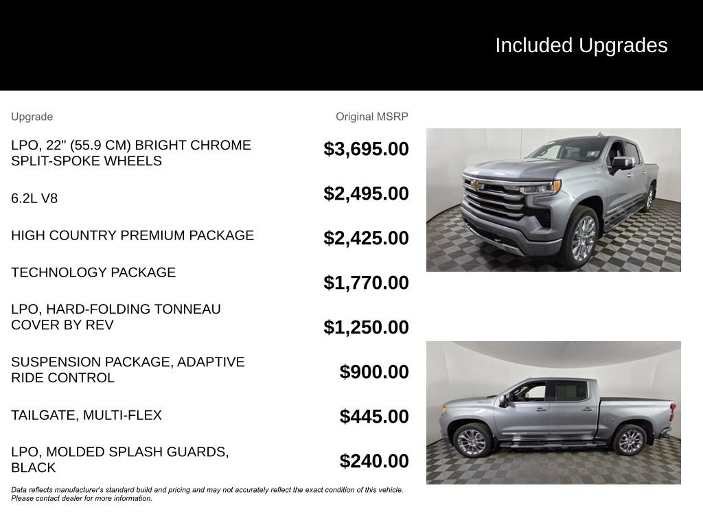 Used 2023 Chevrolet Silverado 1500 High Country w/ High Country Premium Package image 6