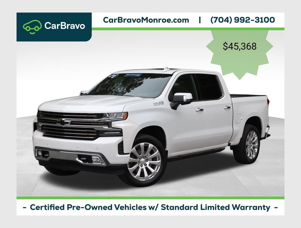 Certified 2021 Chevrolet Silverado 1500 High Country w/ Technology Package AWD/4WD 360° Tour