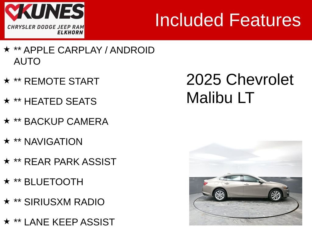 Used 2025 Chevrolet Malibu LT image 3