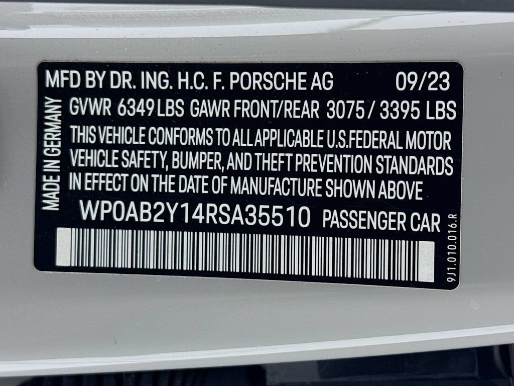 Certified 2024 Porsche Taycan 4S AWD/4WD image 32
