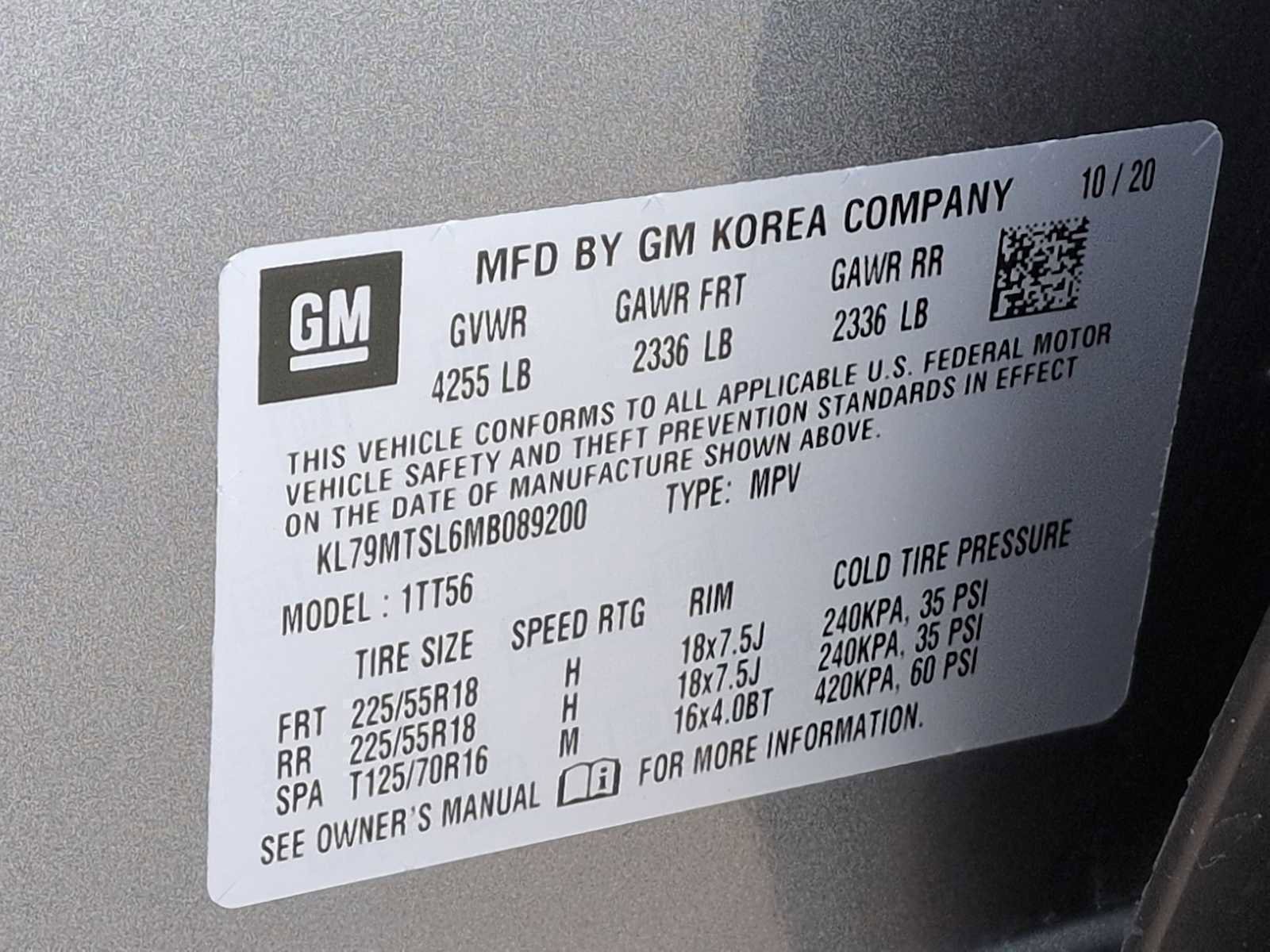 Used 2021 Chevrolet TrailBlazer RS w/ Sun and Liftgate Package image 37