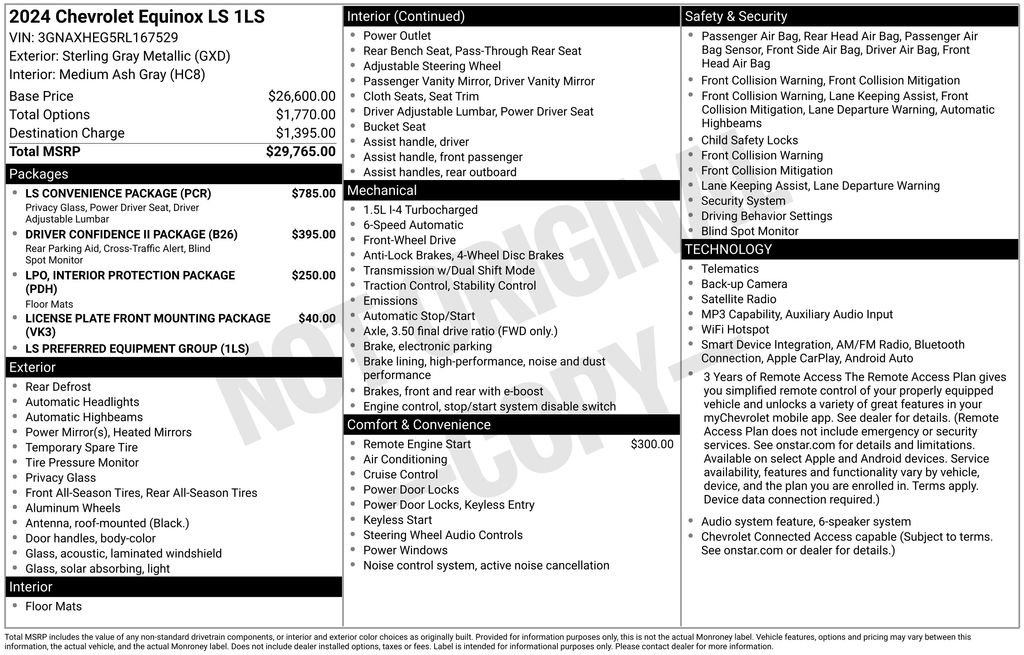 Certified 2024 Chevrolet Equinox LS w/ LS Convenience Package FWD image 34
