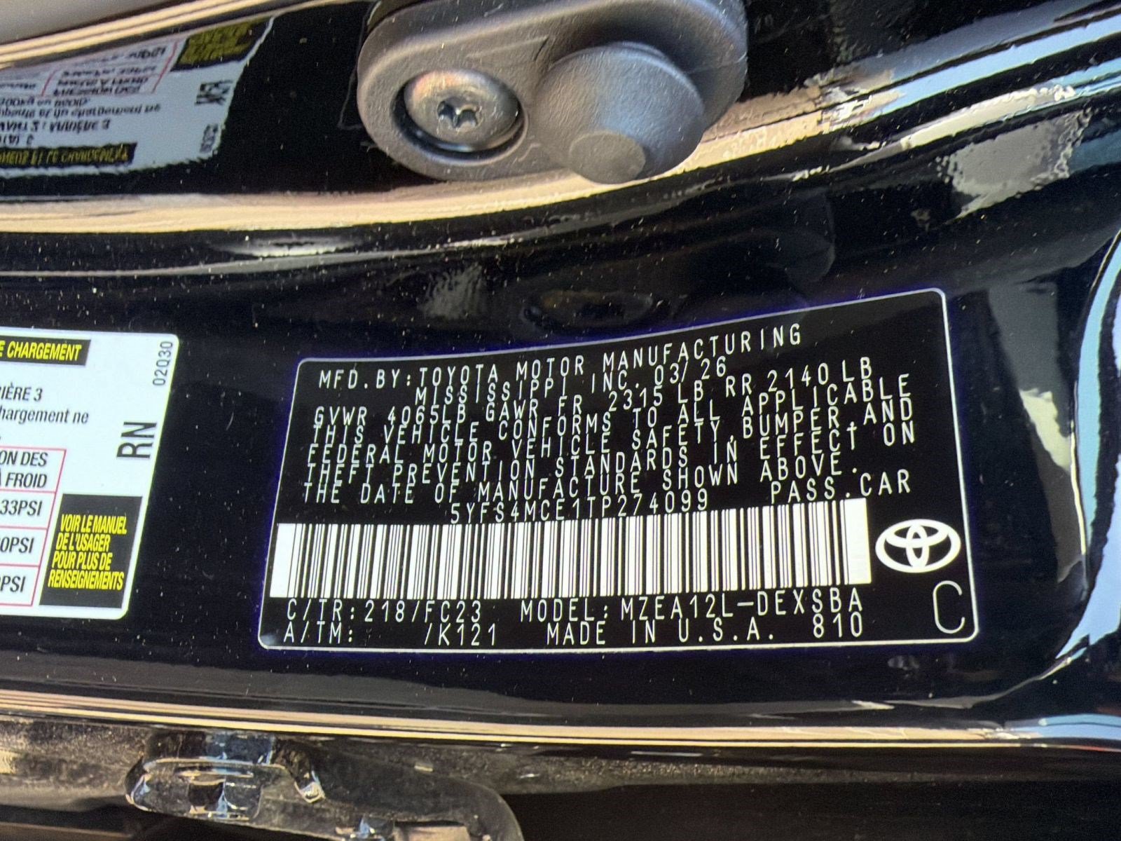 Used 2026 Toyota Corolla SE FWD image 27