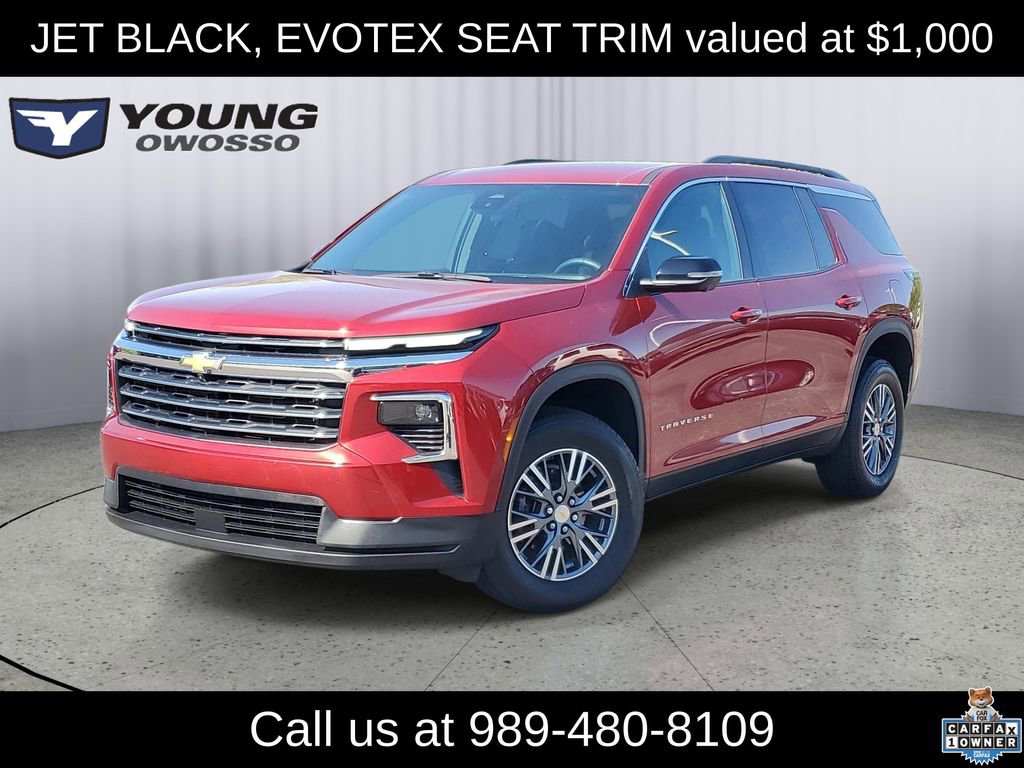 Used 2024 Chevrolet Traverse LT w/ LPO, Floor Liner Package FWD image 1