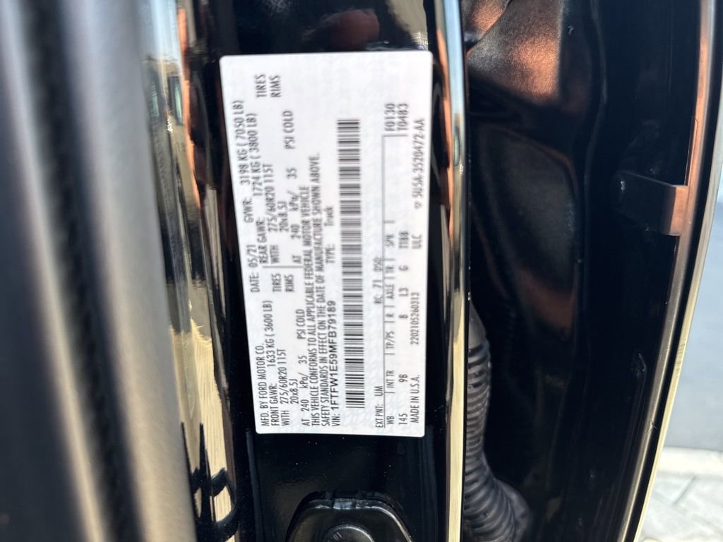 Used 2021 Ford F150 Platinum w/ Equipment Group 701A High AWD/4WD image 30