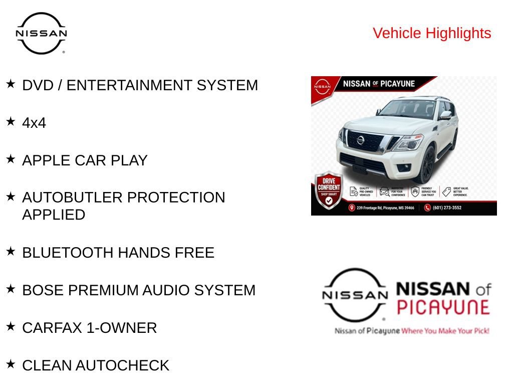 Used 2020 Nissan Armada Platinum w/ Cargo Package AWD/4WD image 11