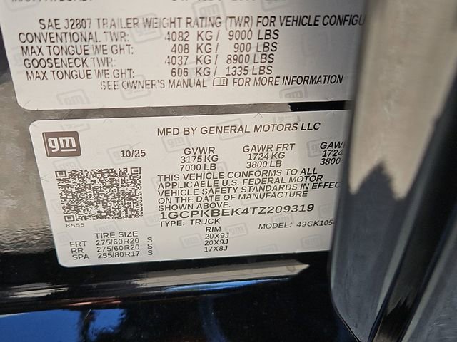 New 2026 Chevrolet Silverado 1500 Custom AWD/4WD image 28