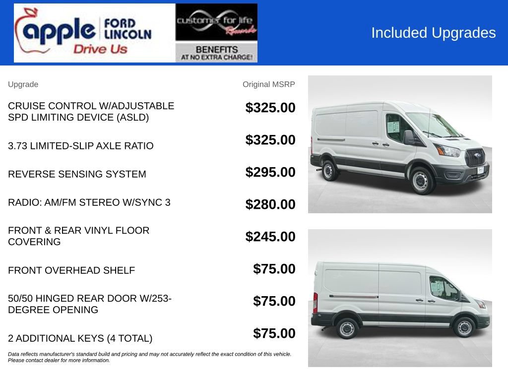 Used 2023 Ford Transit 250 Medium Roof RWD image 4