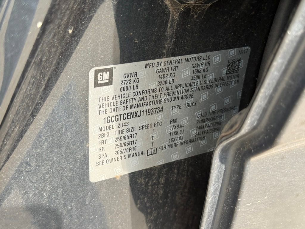 Used 2018 Chevrolet Colorado LT w/ LT Convenience Package image 11