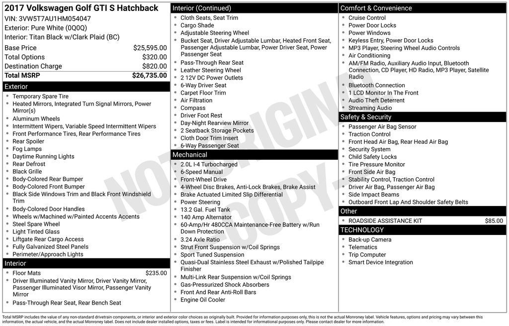 Used 2017 Volkswagen GTI S image 3