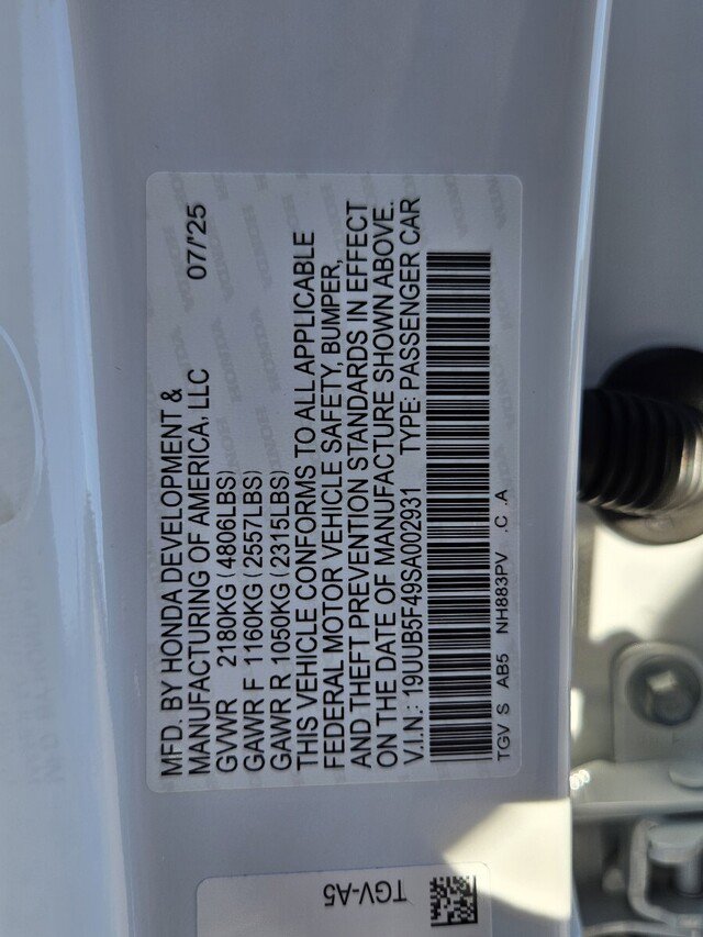 New 2025 Acura TLX w/Technology Package image 40