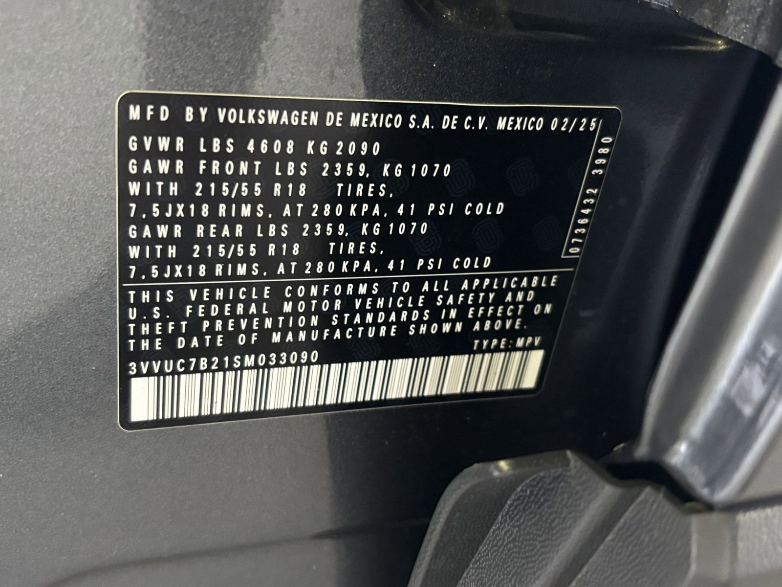 Used 2025 Volkswagen Taos SE image 34