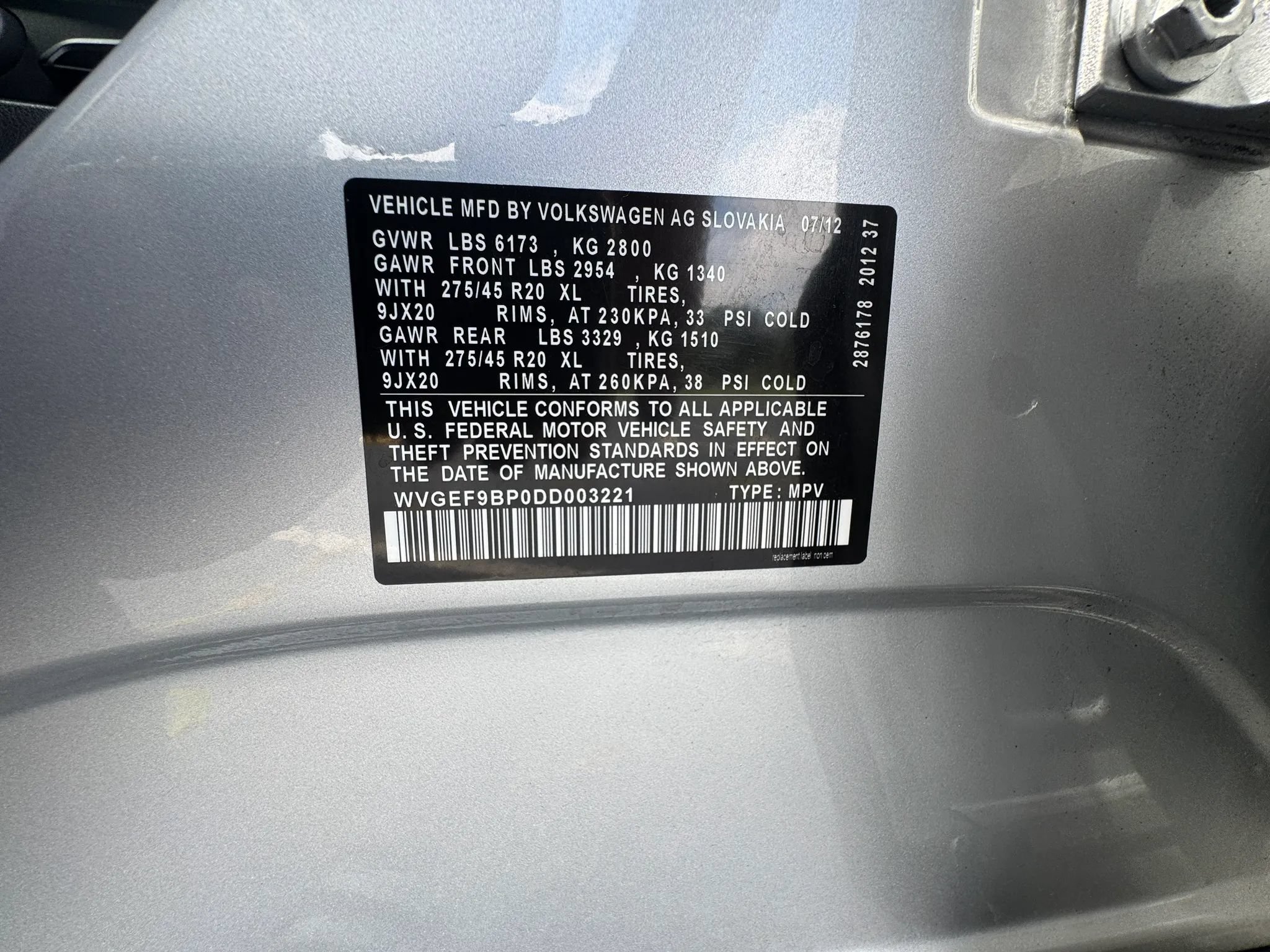 Used 2013 Volkswagen Touareg VR6 AWD/4WD image 34