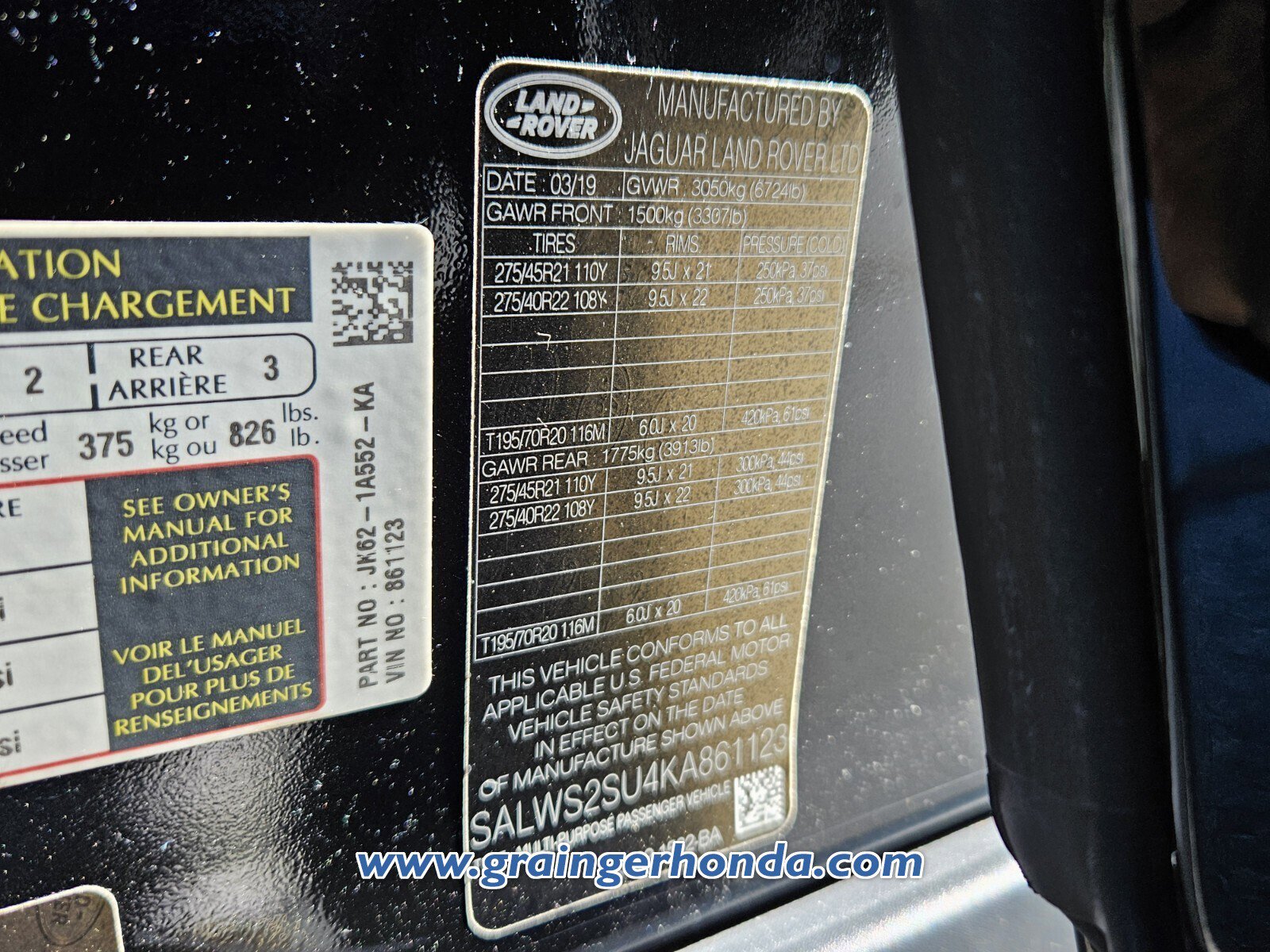 Used 2019 Land Rover Range Rover Sport HST AWD/4WD image 14