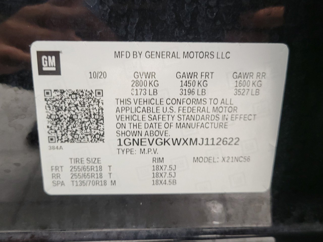 Used 2021 Chevrolet Traverse LT w/ LPO, Floor Liner Package AWD/4WD image 28