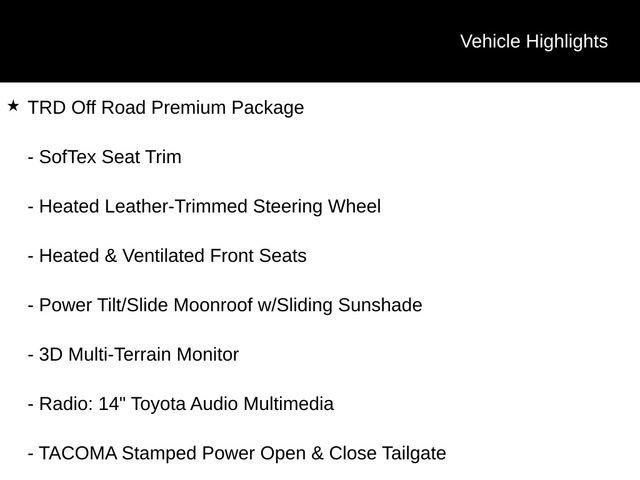 Used 2024 Toyota Tacoma TRD Off-Road w/ TRD Off Road Premium Package image 18