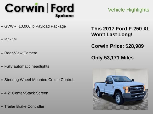 Used 2017 Ford F250 XL w/ Power Equipment Group image 12