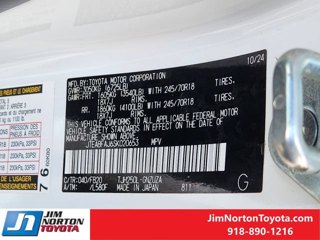 Used 2025 Toyota Land Cruiser 1958 AWD/4WD image 34