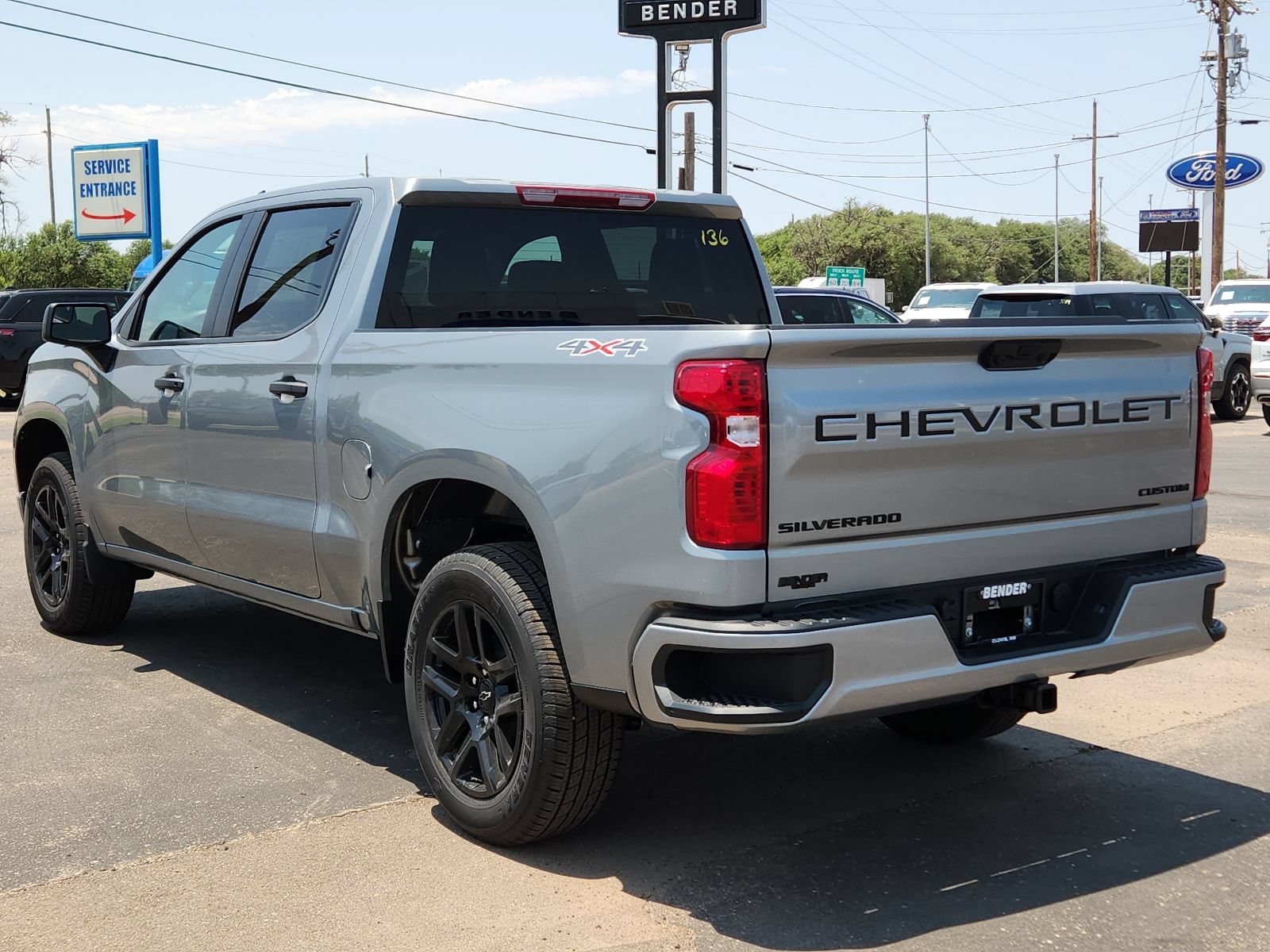 New 2026 Chevrolet Silverado 1500 Custom w/ LPO, Dark Essentials Package AWD/4WD image 3