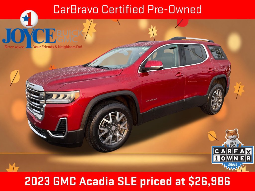 Certified 2023 GMC Acadia SLE w/ Driver Convenience Package