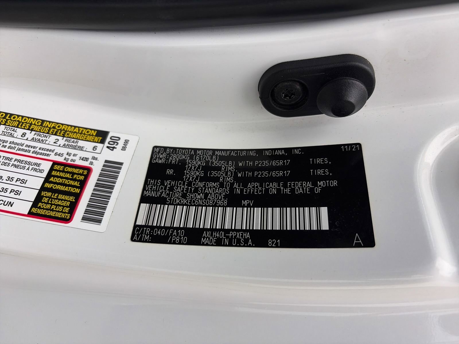 Used 2022 Toyota Sienna LE FWD image 39
