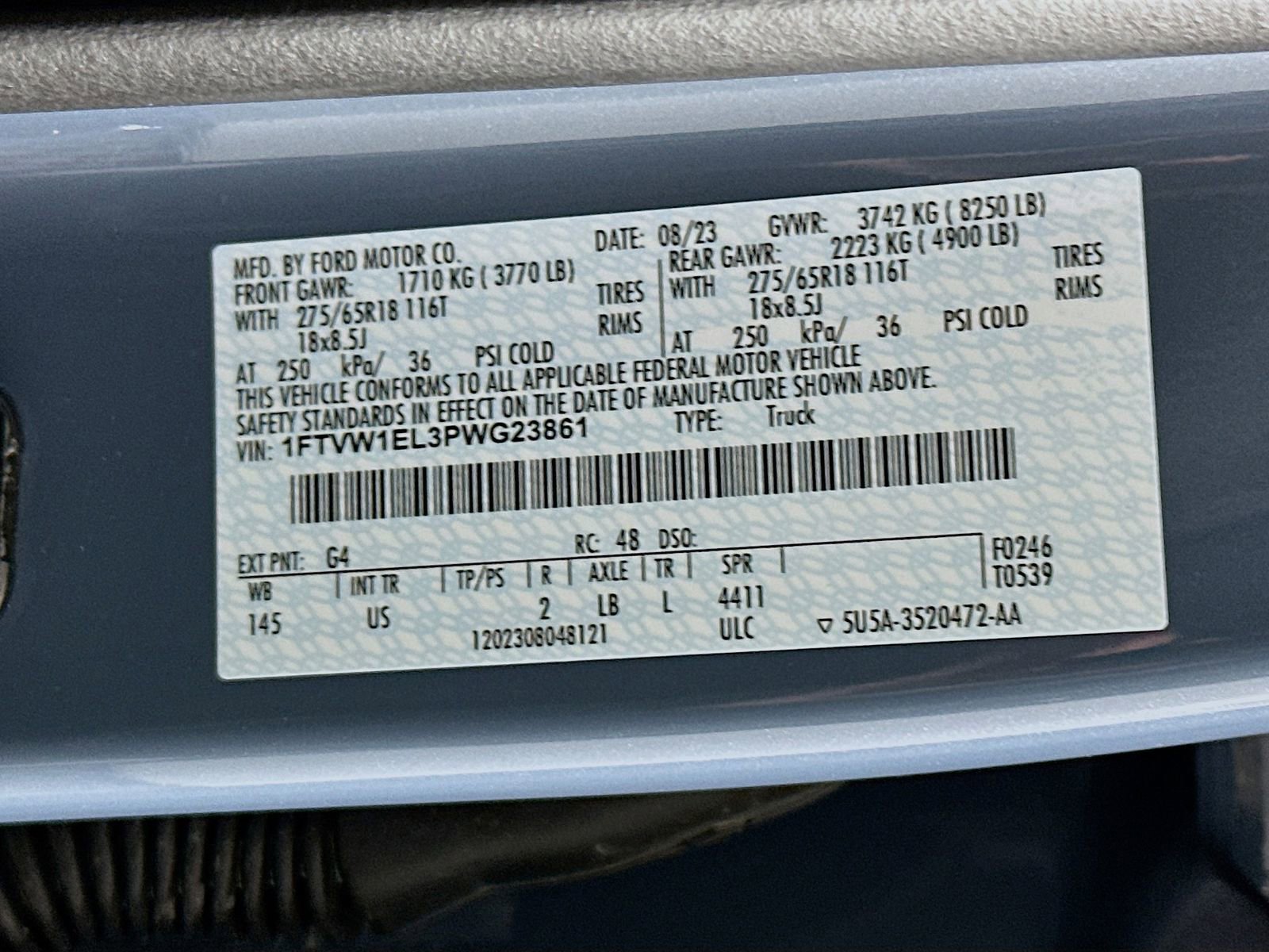 Used 2023 Ford F150 Lightning XLT AWD/4WD image 31