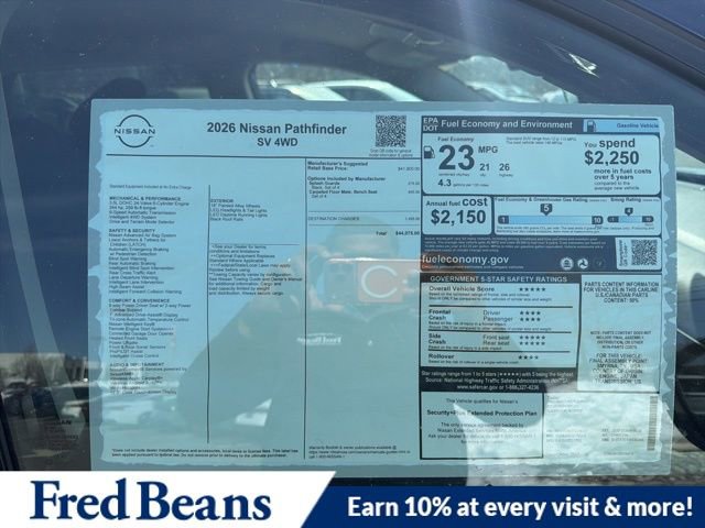 New 2026 Nissan Pathfinder SV image 24
