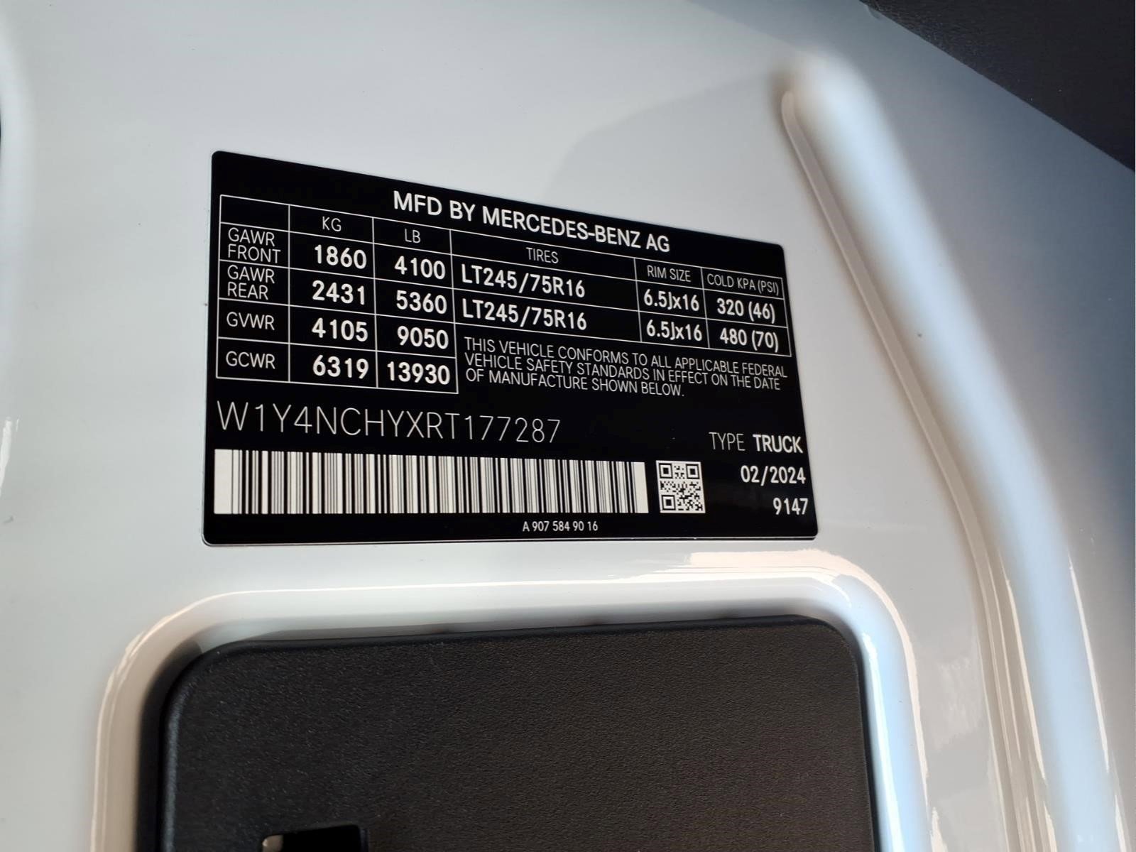 Used 2024 Mercedes-Benz Sprinter 2500