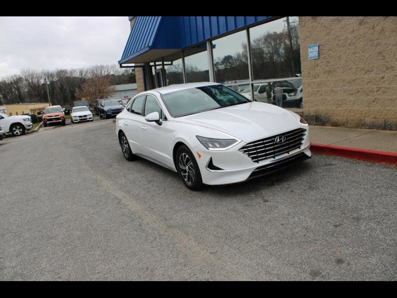 Used 2022 Hyundai Sonata Blue image 1