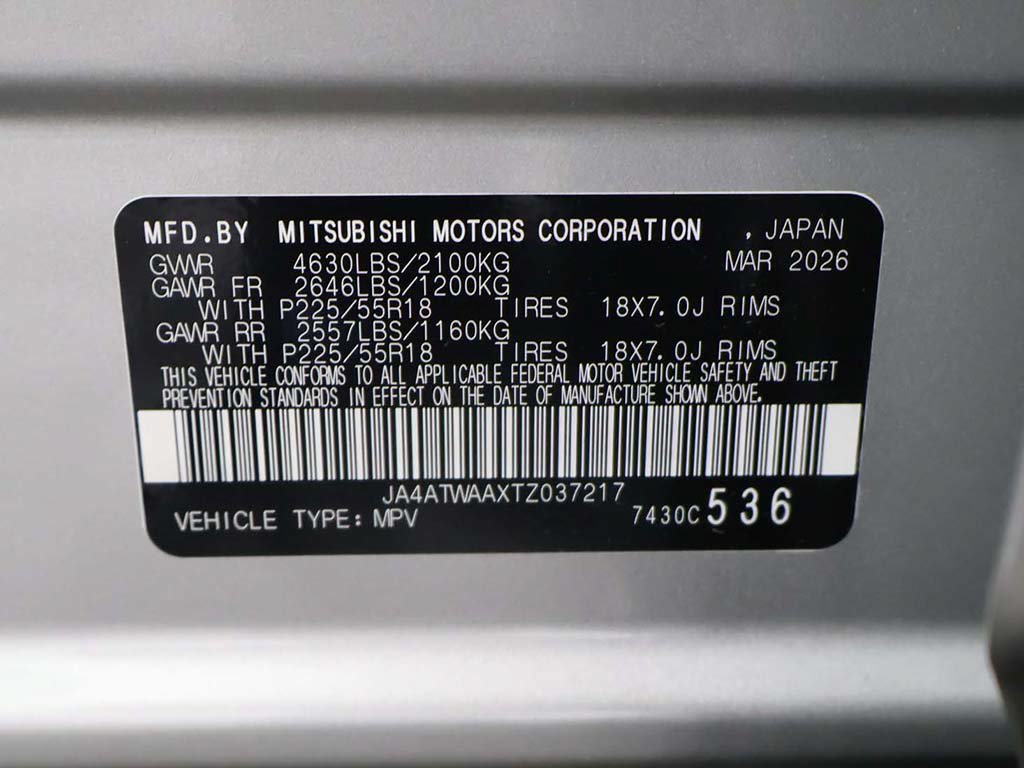 New 2026 Mitsubishi Eclipse Cross SE AWD/4WD image 48