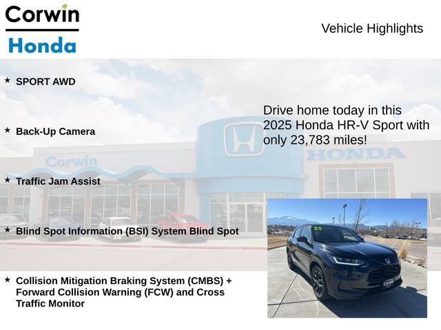 Used 2025 Honda HR-V Sport image 6