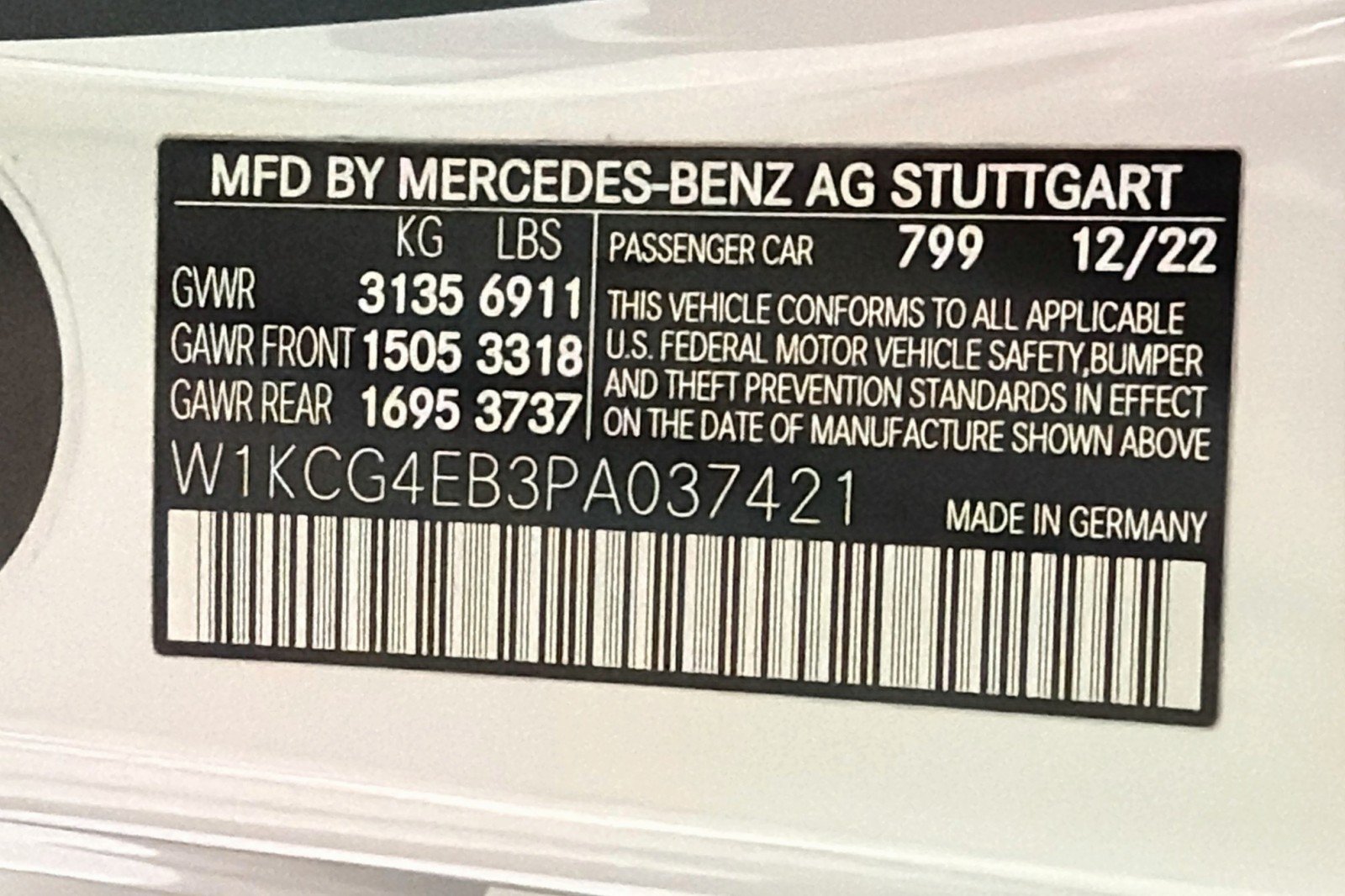 Certified 2023 Mercedes-Benz EQS 580 4MATIC Sedan image 25