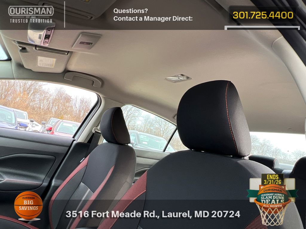 New 2025 Nissan Versa SR w/ Trunk Package image 17