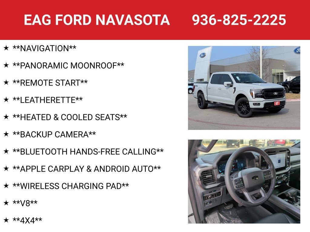 New 2026 Ford F150 Lariat w/ Equipment Group 502A High image 4