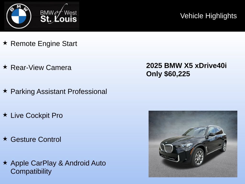 Used 2025 BMW X5 xDrive40i w/ Climate Comfort Package AWD/4WD image 17