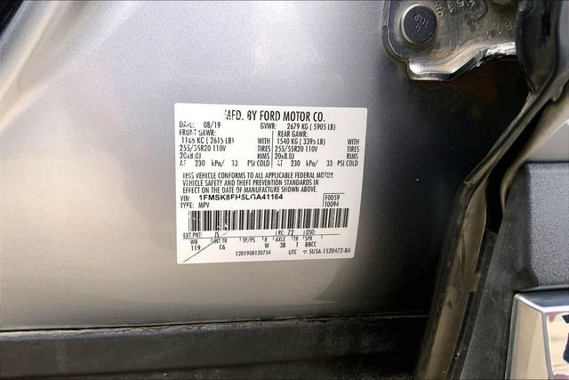 Used 2020 Ford Explorer Limited w/ Class III Trailer Tow Package image 32