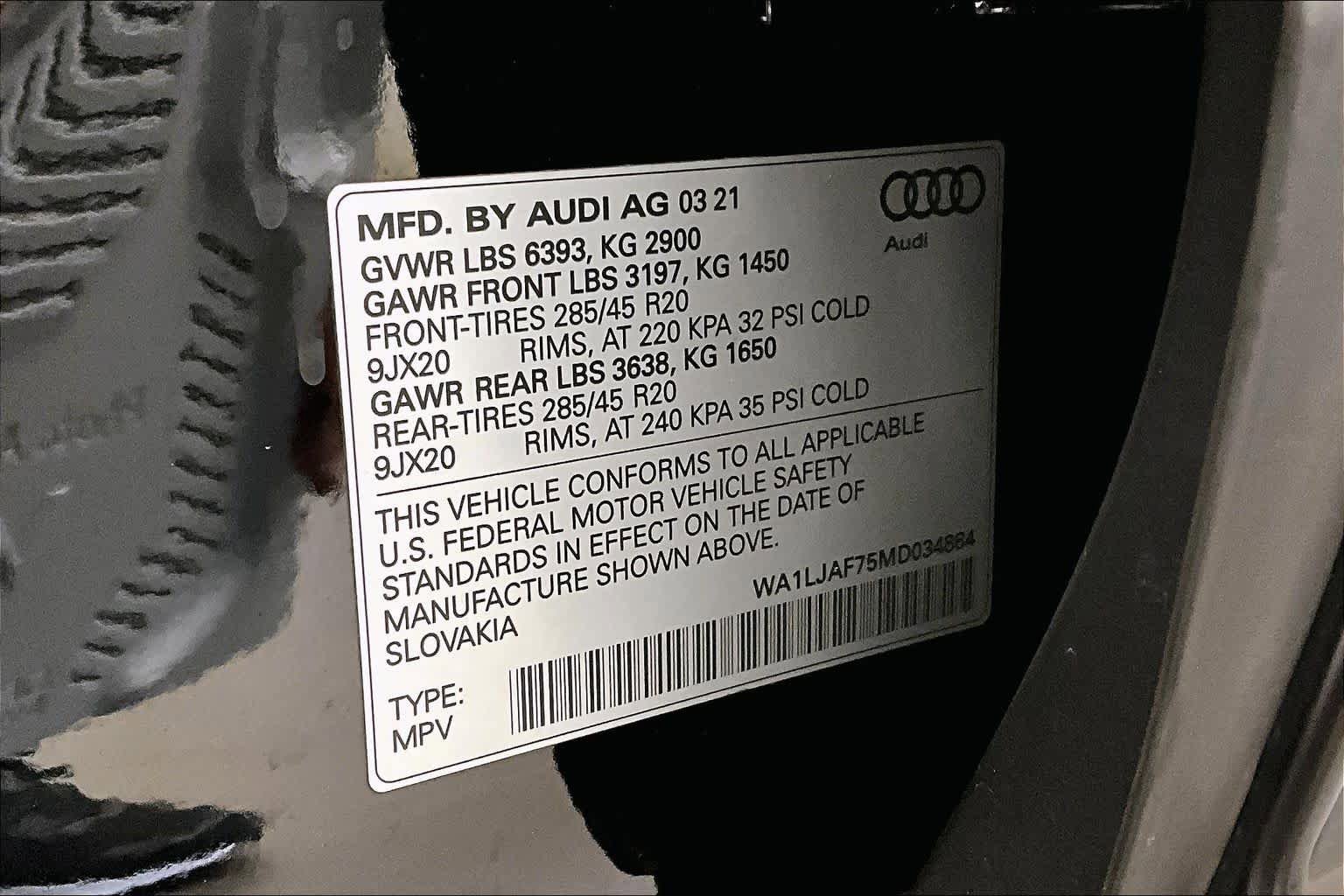 Used 2021 Audi Q7 2.0T Premium Plus w/ Premium Plus Package AWD/4WD image 33