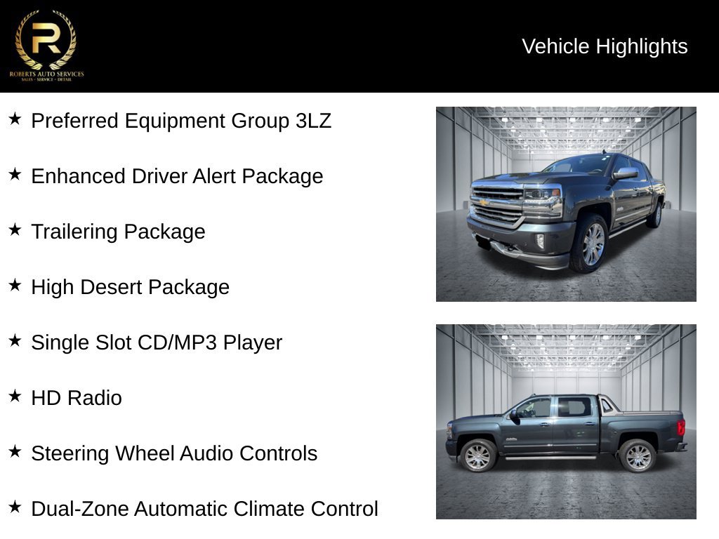 Used 2017 Chevrolet Silverado 1500 High Country w/ High Desert Package AWD/4WD image 10