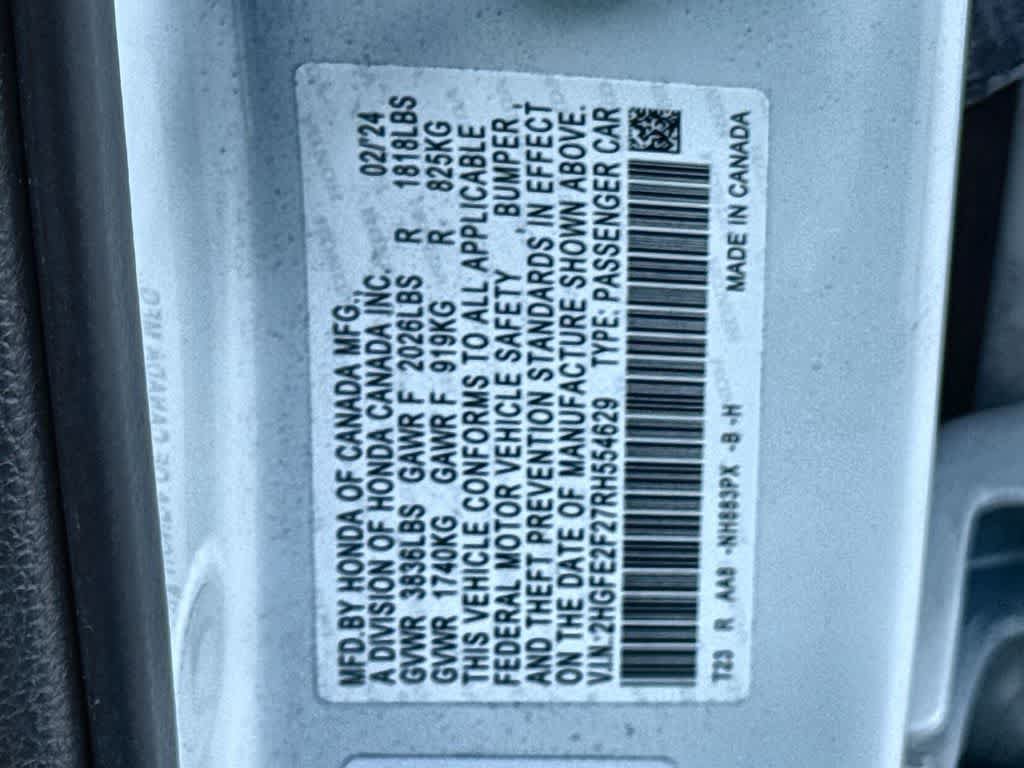 Used 2024 Honda Civic LX image 29