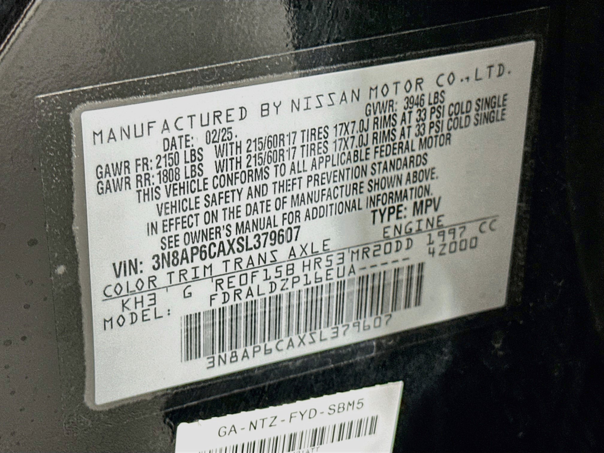 Used 2025 Nissan Kicks SV FWD image 12