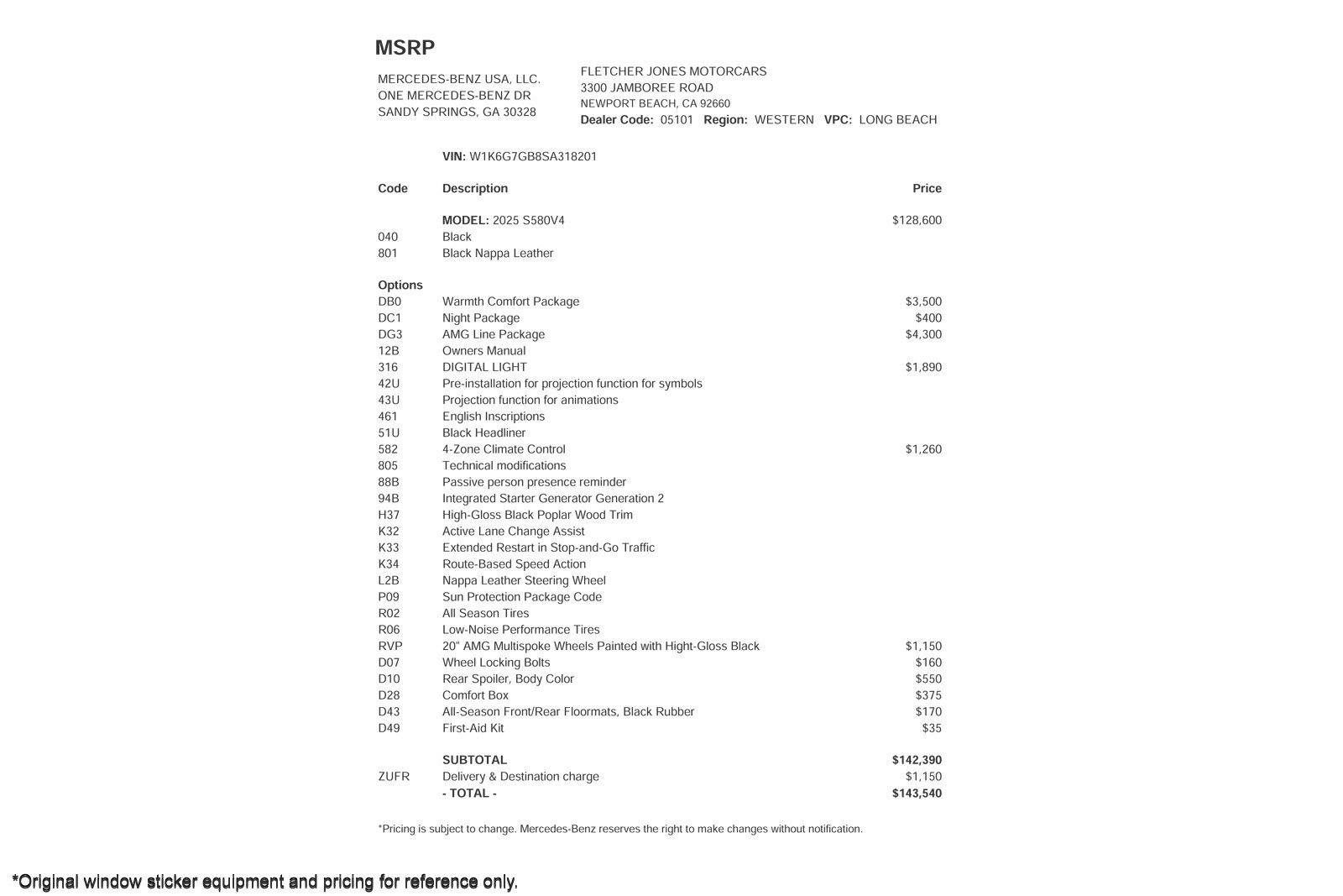 Certified 2025 Mercedes-Benz S 580 4MATIC Sedan image 2