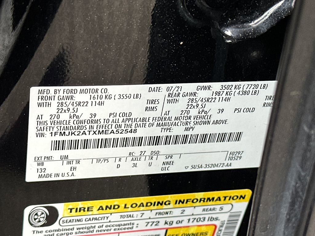 Used 2021 Ford Expedition Max Limited image 35