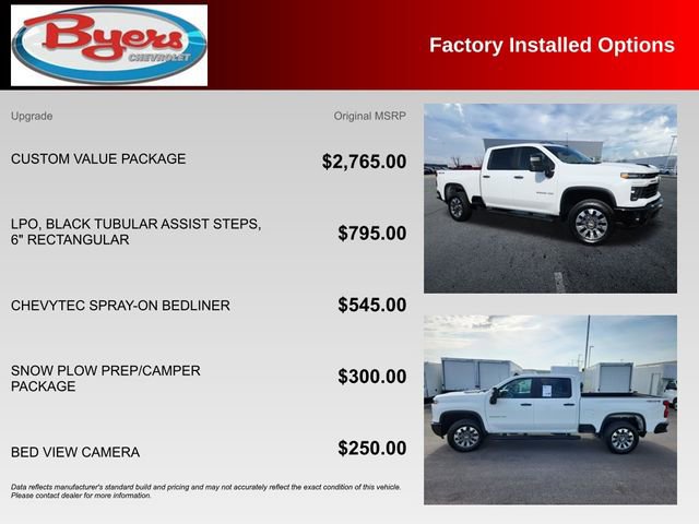 Used 2024 Chevrolet Silverado 2500 Custom w/ Custom Value Package AWD/4WD image 10