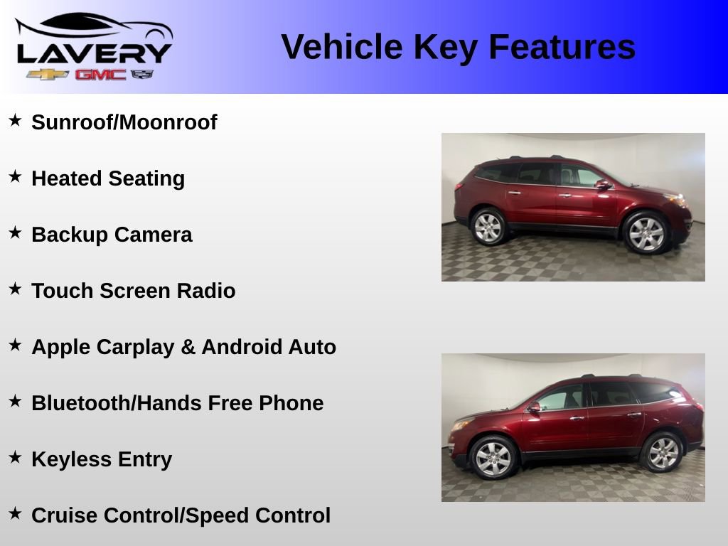 Used 2016 Chevrolet Traverse LT w/ Traveler's Package image 2