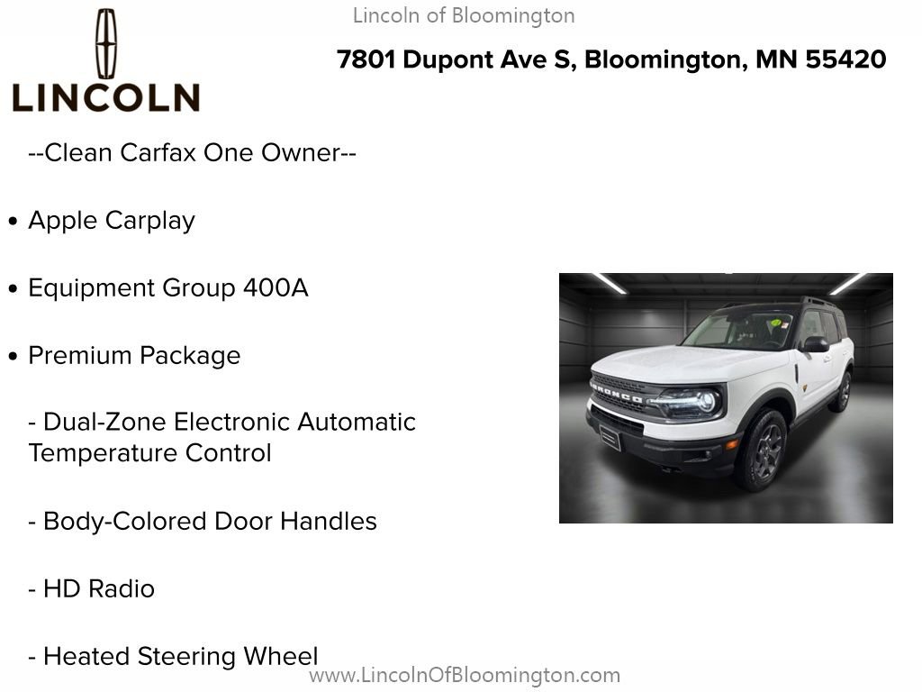Used 2024 Ford Bronco Sport Badlands w/ Premium Package image 5