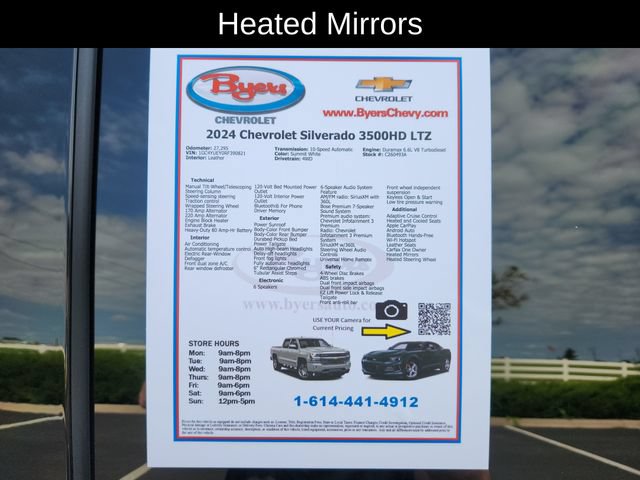 Used 2024 Chevrolet Silverado 3500 LTZ w/ LTZ Plus Package AWD/4WD image 13