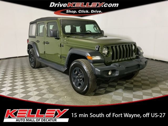 Used 2021 Jeep Wrangler Unlimited Sport image 1