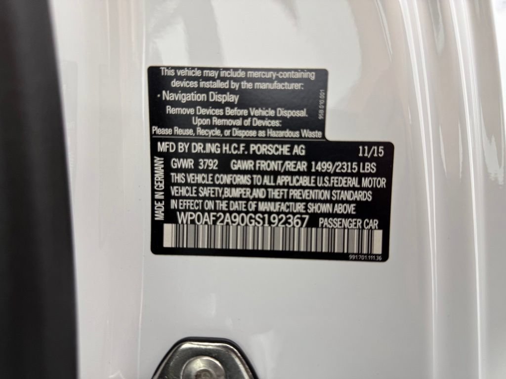 Certified 2016 Porsche 911 GT3 RS RWD image 30